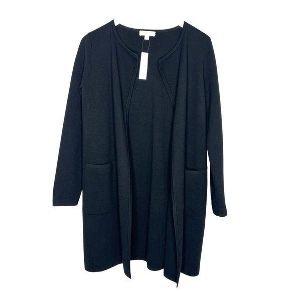 J. Crew Juliette Collarless Sweater Blazer Black Size XS NEW - Picture 8 of 16